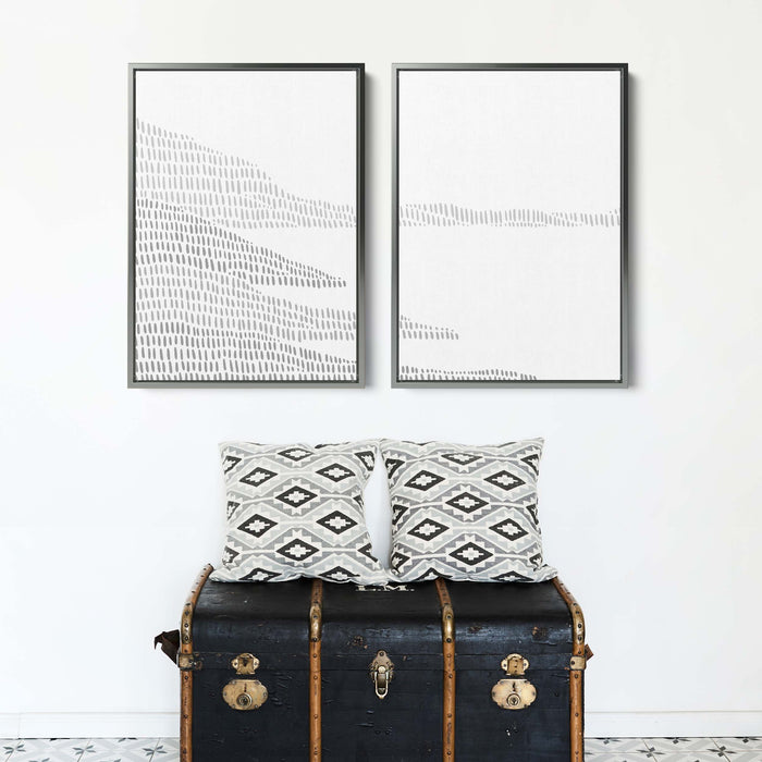 8"x10" / Canvas Set / Antique Silver