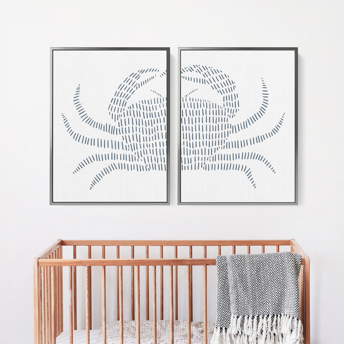 8"x10" / Canvas Set / Antique Silver