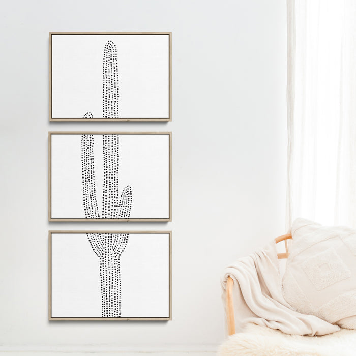8"x10" / Canvas Set / Natural Wood
