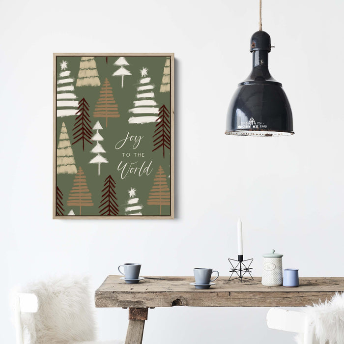 8"x10" / Canvas / Natural Wood