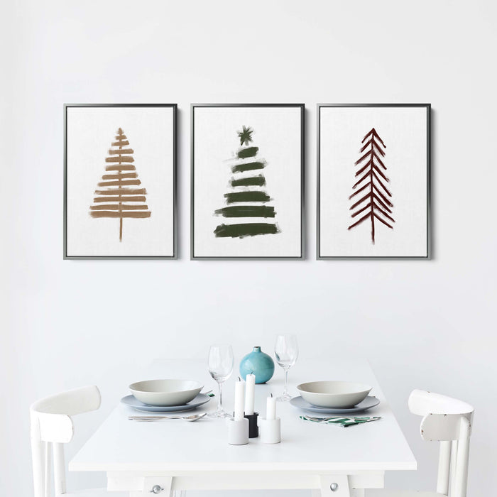 8"x10" / Canvas Set / Antique Silver
