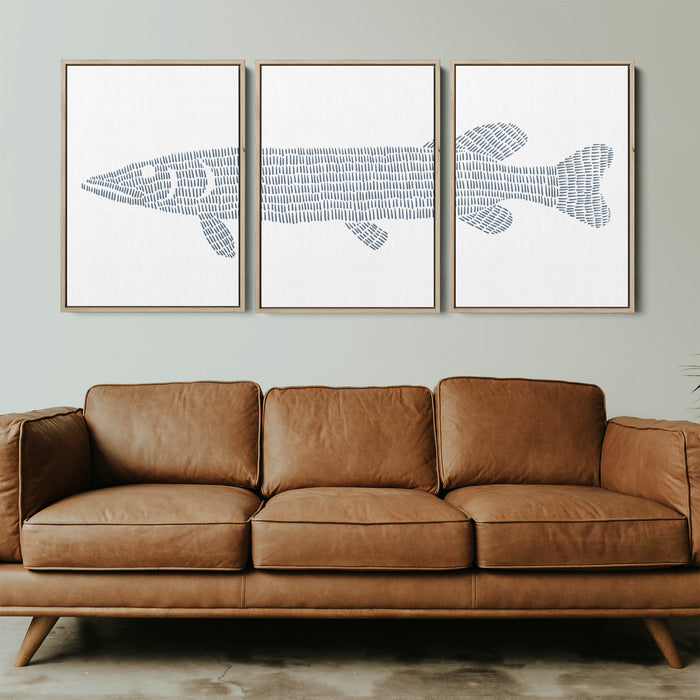 8"x10" / Canvas Set / Natural Wood