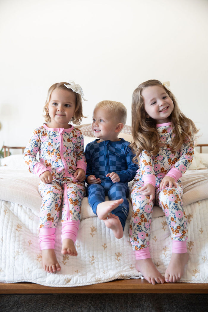PINK FALL FLORAL | LONG SLEEVE