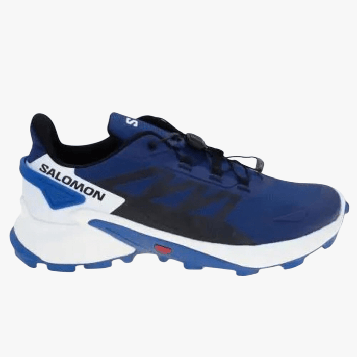 Salomon Mens Supercross 4 Trail Sneaker Blue Print Black Lapis Blue | Salomon