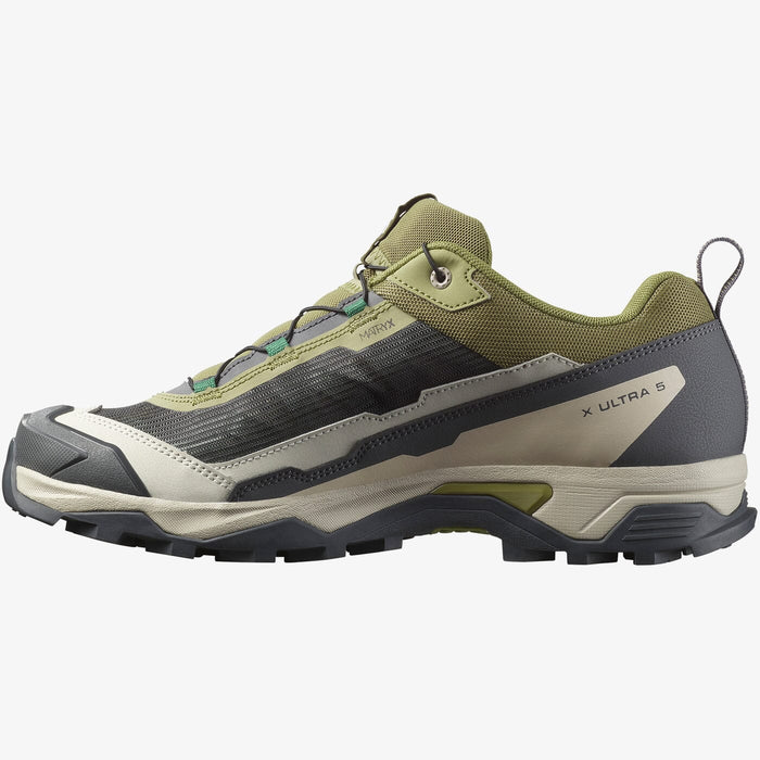 Salomon Mens X Ultra 5 Hiking Shoe Aloe Asphalt Eden | Salomon