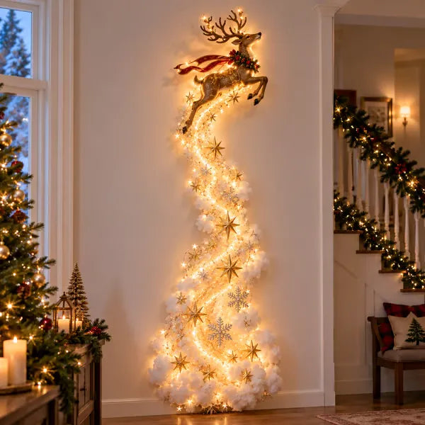 Pre-sale 🎅 Christmas Early Discount 49% Off 🎁 ✨ Christmas Magic Trail Wall Light - A Little Christmas Magic, Right on Your Wall