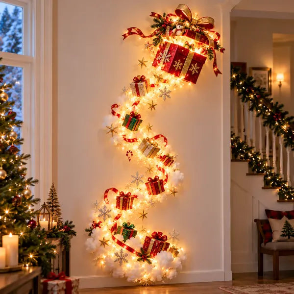 Pre-sale 🎅 Christmas Early Discount 49% Off 🎁 ✨ Christmas Magic Trail Wall Light - A Little Christmas Magic, Right on Your Wall