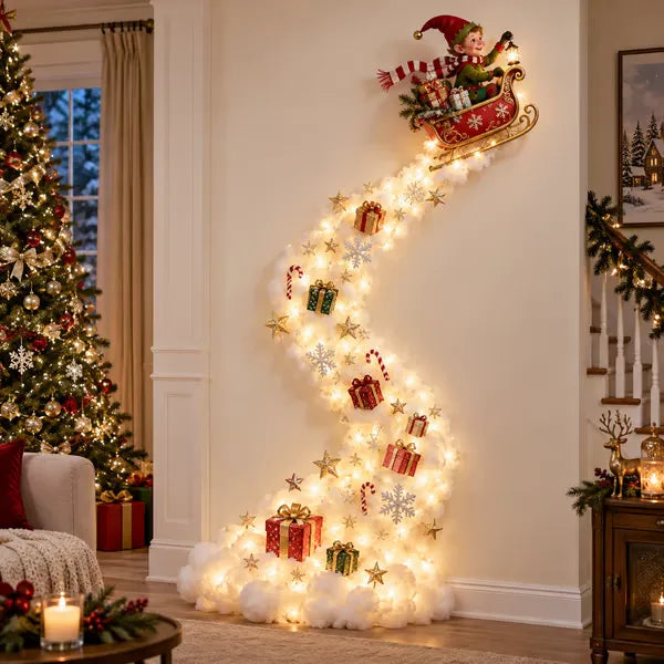 Pre-sale 🎅 Christmas Early Discount 49% Off 🎁 ✨ Christmas Magic Trail Wall Light - A Little Christmas Magic, Right on Your Wall