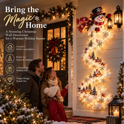 Pre-sale 🎅 Christmas Early Discount 49% Off 🎁 ✨ Christmas Magic Trail Wall Light - A Little Christmas Magic, Right on Your Wall