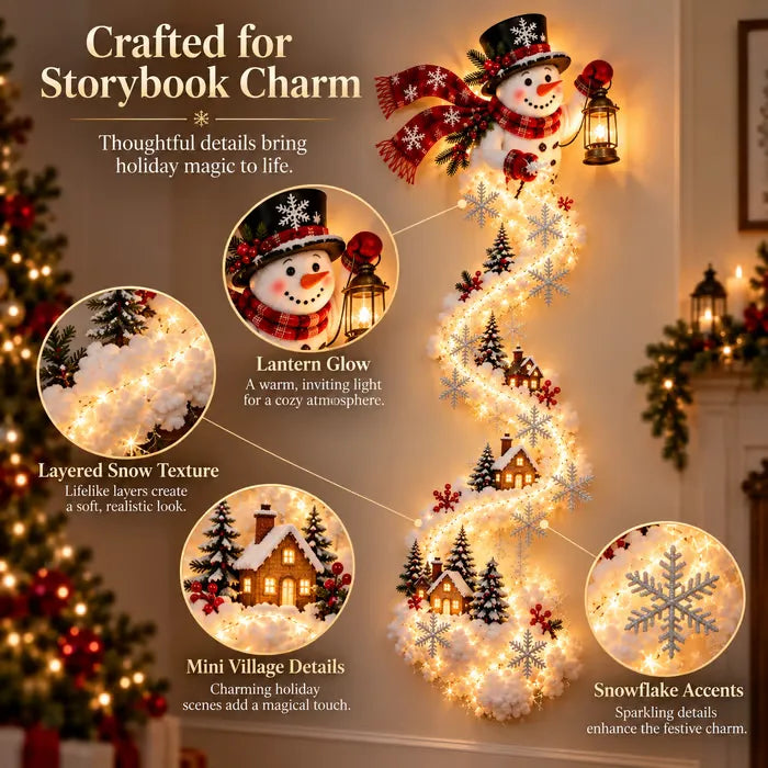 Pre-sale 🎅 Christmas Early Discount 49% Off 🎁 ✨ Christmas Magic Trail Wall Light - A Little Christmas Magic, Right on Your Wall