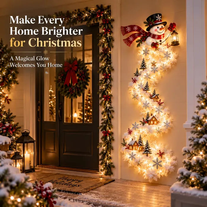 Pre-sale 🎅 Christmas Early Discount 49% Off 🎁 ✨ Christmas Magic Trail Wall Light - A Little Christmas Magic, Right on Your Wall