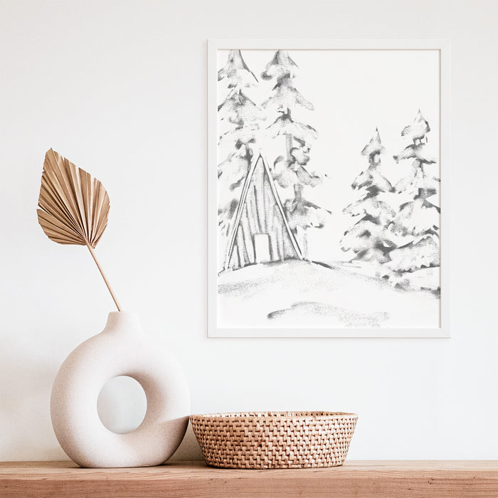 5"x7" / Art Print / White