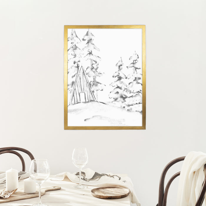 5"x7" / Art Print / Antique Gold