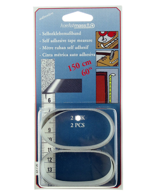 Adhesive Analog Silver Tape Measure 150 cm / 60 in