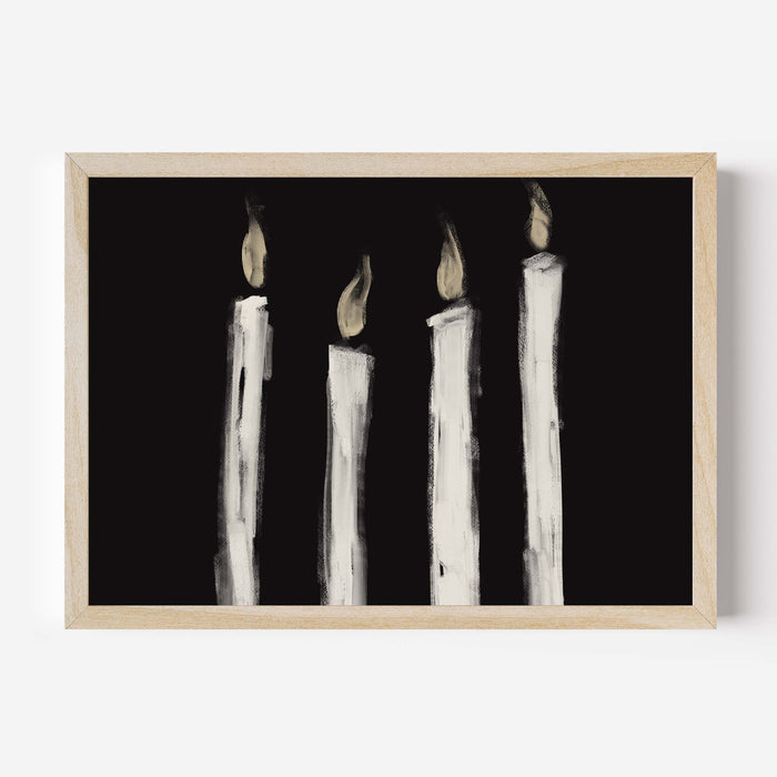 Advent Candles Glowing - Jetty Home