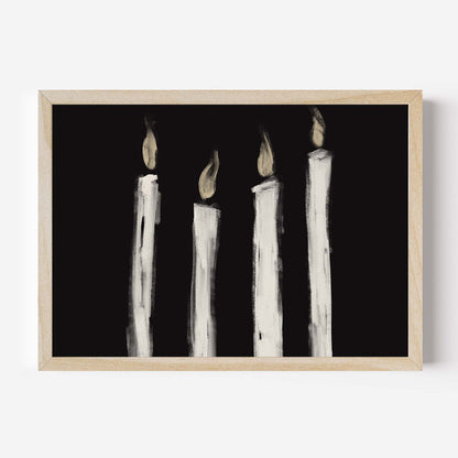 Advent Candles Glowing - Jetty Home