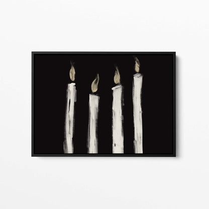 Advent Candles Glowing - Jetty Home