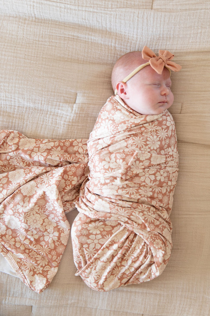 AUTUMN FLORAL | SWADDLE