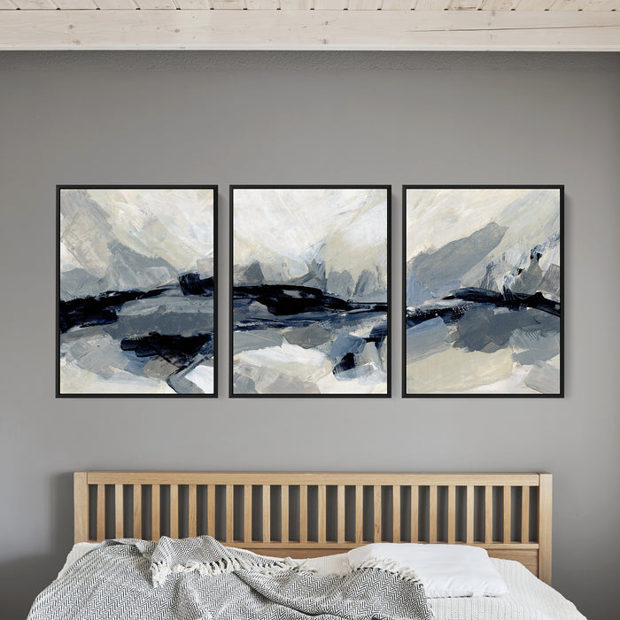 8"x10" / Canvas Set / Black
