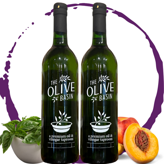 Basil Olive Oil & Peach White Balsamic