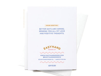 Be Strong Have Hope Feel Better Greeting Card - Onderkast Studio