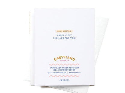 Best Wishes Bride Greeting Card