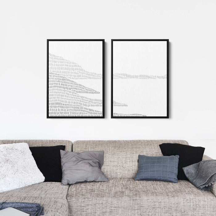 8"x10" / Canvas Set / Black