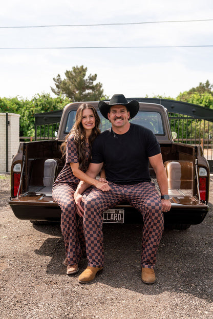 BLACK + BROWN CHECKER | MEN'S PANTS