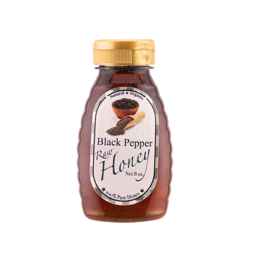 Black Pepper Infused Raw Honey