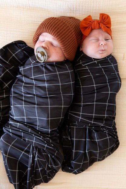 BLACK + WHITE GRID | SWADDLE