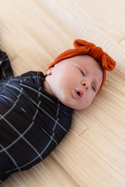 BLACK + WHITE GRID | SWADDLE