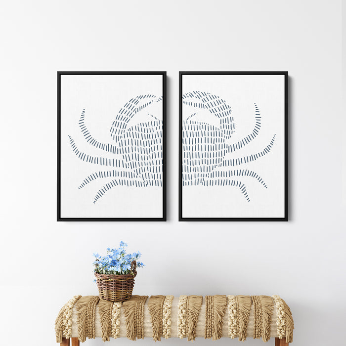 Blue Crab - Set of 2 - Jetty Home