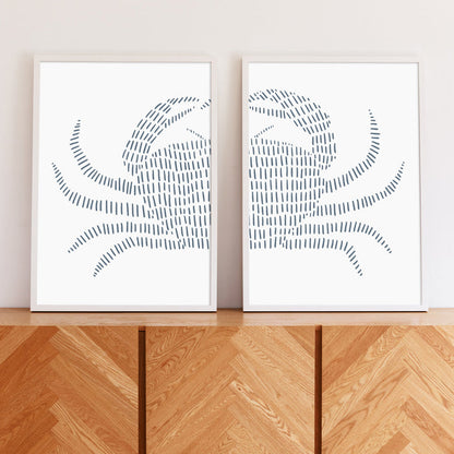 5"x7" / Art Print Set / White