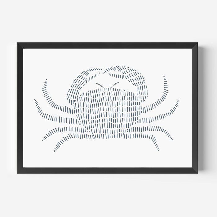 Blue Crab Illustration - Jetty Home