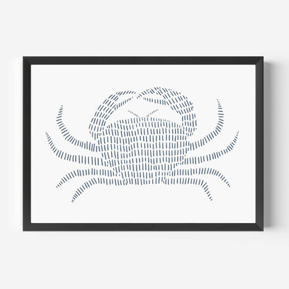 Blue Crab Illustration - Jetty Home
