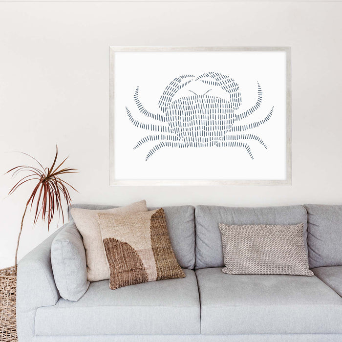 Blue Crab Illustration - Jetty Home