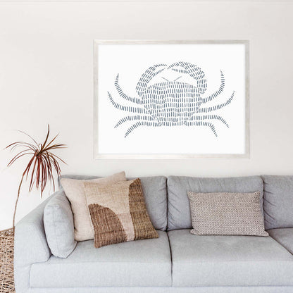 Blue Crab Illustration - Jetty Home