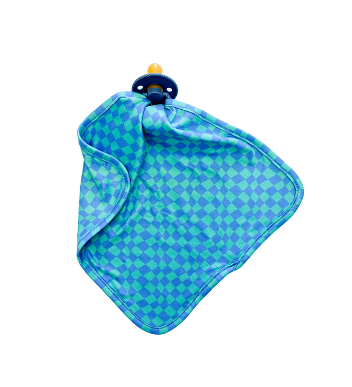 BLUE + GREEN WAVY CHECKER | LOVIE