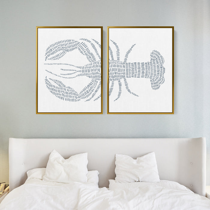 Blue Lobster - Set of 2 - Jetty Home