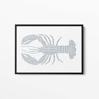 Blue Lobster Illustration - Jetty Home
