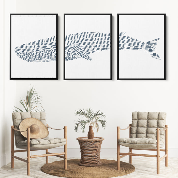 8"x10" / Canvas Set / Black