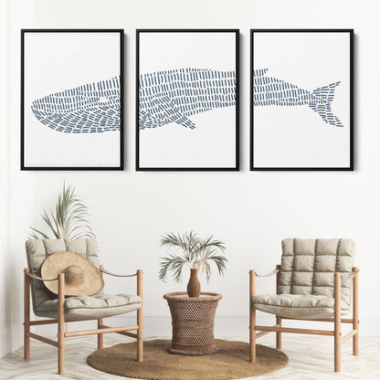 8"x10" / Canvas Set / Black