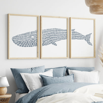 5"x7" / Art Print Set / Natural Wood