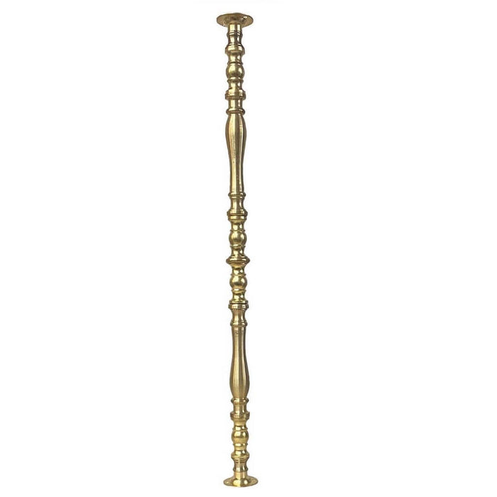 Brass Shelf Column, 16-1/4" tall - Paxton Hardware
