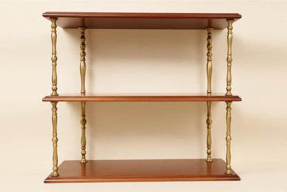 Brass Shelf Columns provide function and decorative appeal - Paxton Hardware