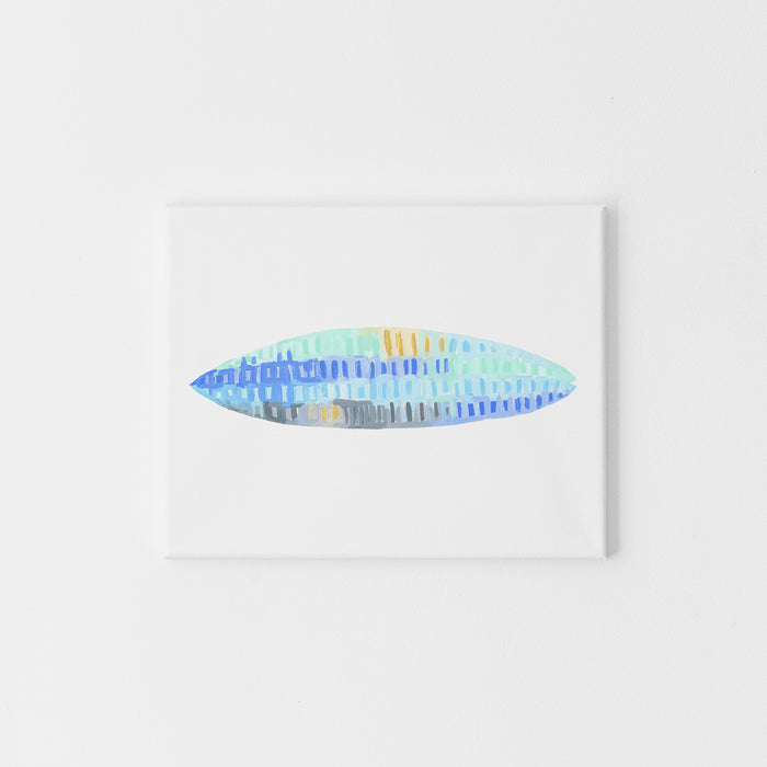 Surfboard Painting Coastal Fun Surf Inspired Wall Art Print or Canvas - Jetty Home