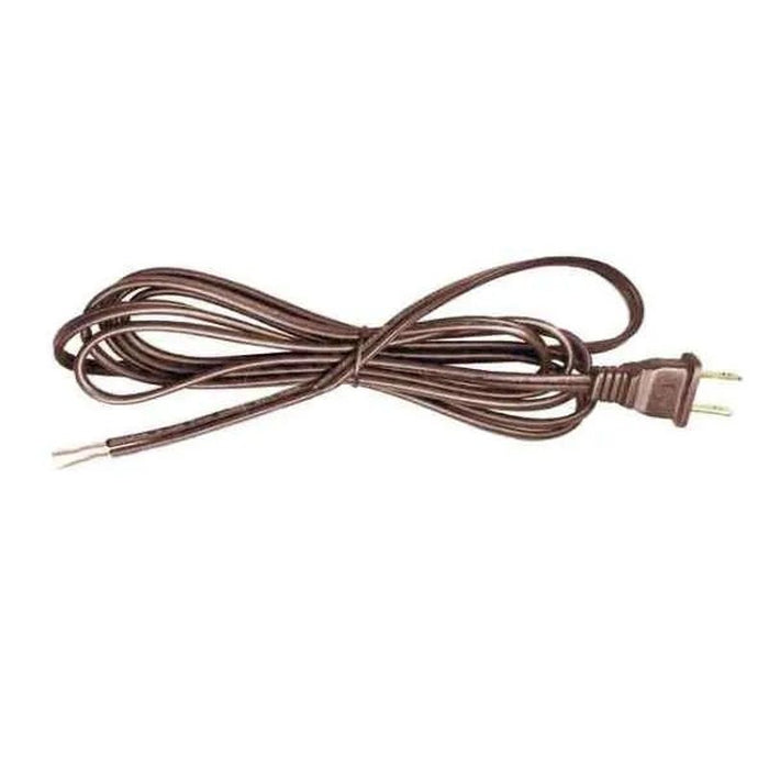 Brown 12 Foot Lamp Cord Sets, SPT1 - paxton hardware ltd