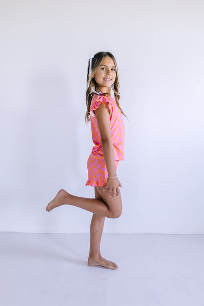 BUTTERFLIES | RUFFLE SHORT SET