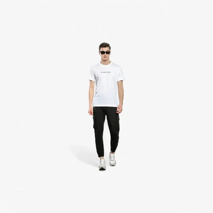 Calvin Klein Mens Mirrored Ck Logo Tee White | Calvin Klein