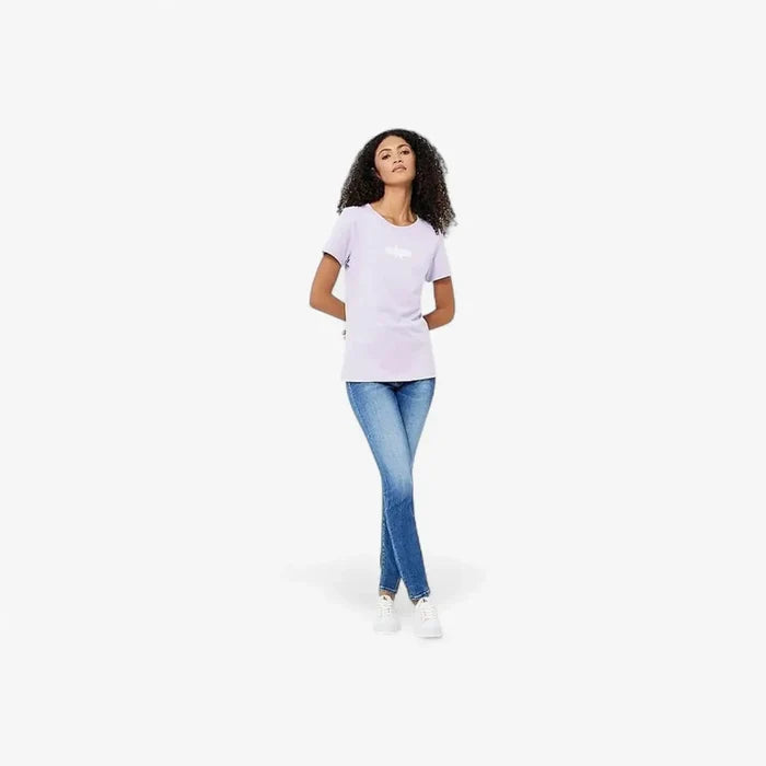Calvin Klein Womens Faded Monologo Slim Fit Tee Lilac | Calvin Klein